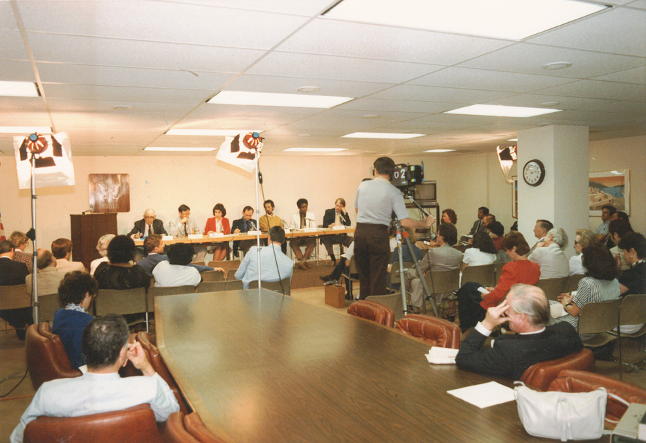 Artistic Ambassador Nation Press Conference, 1984